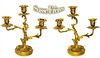 Pair Of 19th Century French Gilt Bronze Signed By Susse Freres Candelabras