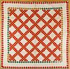 Irish chain patchwork quilt, 19th c.