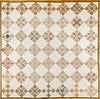 Wild goose chase patchwork quilt, 19th c.
