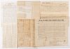 Group of indentures, 19th c.