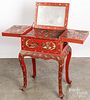 Chinese lacquer dressing table