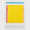 Imi Knoebel (b. 1940): Untitled #1 (diptych); and Untitled (yellow with vertical bars)