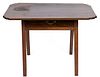 AMERICAN CHIPPENDALE WALNUT STAND TABLE