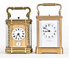 Two French Carriage Clocks