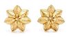 A Pair of Yellow Gold Brooches, Tiffany & Co., 22.00 dwts.