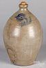 New England stoneware ovoid jug, 19th c.