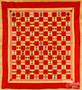 Pennsylvania patchwork block quilt, 19th c.