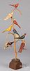 D and B Strawser carved and painted bird tree