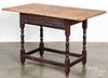 New England pine tavern table, early 19th c.