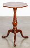 Queen Anne mixed woods candlestand, 19th c.