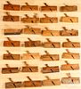Twenty-eight carpenters molding planes