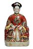 Chinese Porcelain Empress C. 1900, H 15''