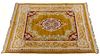 India Hand Knotted Wool Area Carpet W 8' 2'' L 10'