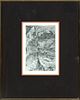 Richards (American) Engraving On Paper, Homage To Max Ernst, H 12'' W 10''