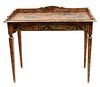 Classic Painted Wood Writing Desk, H 35'' W 41'' Depth 21''