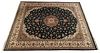 Indo-Persian Handwoven Wool Rug, W 9' L 11' 10''
