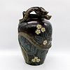 Doulton Lambeth Mary Thompson Vase, Dragon