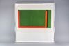 Abstract Expressionist Signed John Hoyland Color Lithograph Print, "Small Green Swiss" 1968