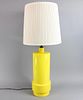 Mid-Century Modern Yellow Table Lamp, Lawrence Peabody Design