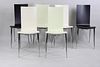 Set 6 Phillipe Starck for Driade Aleph Side Dining Chairs