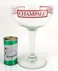 1961 Champale Large Backbar Glass Backbar Sign Norfolk Virginia