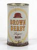 1958 Brown Derby Lager Beer 12oz 42-23.1 Flat Top Can Santa Rosa California