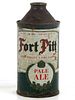 1947 Fort Pitt Ale 12oz 163-07 High Profile Cone Top Can Jeannette Pennsylvania