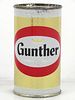 1959 Gunther Premium Dry Beer 12oz 78-28.1 Flat Top Can Baltimore Maryland