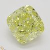 1.06 ct, Natural Fancy Yellow Even Color, IF, Cushion cut Diamond (GIA Graded), Appraised Value: $20,500 