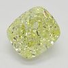 2.53 ct, Natural Fancy Yellow Even Color, VVS1, Cushion cut Diamond (GIA Graded), Appraised Value: $59,200 