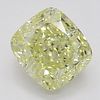 2.04 ct, Natural Fancy Yellow Even Color, VVS1, Cushion cut Diamond (GIA Graded), Appraised Value: $46,900 