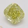 1.02 ct, Natural Fancy Intense Yellow Even Color, VS2, Cushion cut Diamond (GIA Graded), Appraised Value: $22,800 