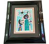 Signed and Numbered Abstract Aquatint, after MIRO
