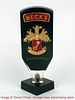 1990s Black Beck's Beer "German Import" 6¼ Inch Acrylic Tap Handle
