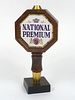 1970s Maryland Baltimore National Premium Beer 6¾ Inch Octagon Tap