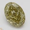 4.23 ct, Natural Fancy Brownish Yellow Even Color, VS2, Oval cut Diamond (GIA Graded), Appraised Value: $56,900 