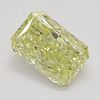 1.02 ct, Natural Fancy Yellow Even Color, VVS2, Radiant cut Diamond (GIA Graded), Appraised Value: $22,400 