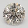 1.51 ct, Natural Fancy Light Pinkish Brown Even Color, VS2, Round cut Diamond (GIA Graded), Appraised Value: $43,900 