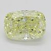 2.03 ct, Natural Fancy Light Yellow Even Color, VVS2, Cushion cut Diamond (GIA Graded), Appraised Value: $35,800 