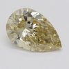2.08 ct, Natural Fancy Brown Yellow Even Color, VVS1, Type IIa Pear cut Diamond (GIA Graded), Appraised Value: $37,800 