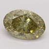 3.01 ct, Natural Fancy Brownish Yellow Even Color, SI2, Oval cut Diamond (GIA Graded), Appraised Value: $20,900 