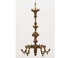 GOTHIC REVIVAL GAS CHANDELIER