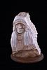 Ray Runners 1994 Alabaster Carved Indian Bust