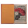 Vasconcelos, José. La Antorcha. Letras - Arte - Ciencia - Industria. México: Cía. Editora "La Antorcha", 1924 - 1925. 10 nos. en un vol