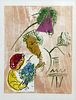 Marc Chagall "David" Woodcut w/ Collage Poems