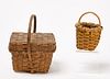 Two Miniature Baskets