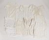 VICTORIAN / ANTIQUE WHITE CLOTHING AND OTHER ARTICLES, LOT OF 23