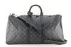 LOUIS VUITTON MONOGRAM ECLIPSE KEEPALL BANDOULIERE 55 WITH STRAP