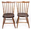 PAIR OF AMERICAN WINDSOR CHAIRS