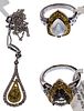 18k Bi-Color Gold, Gemstone and Diamond Jewelry Assortment